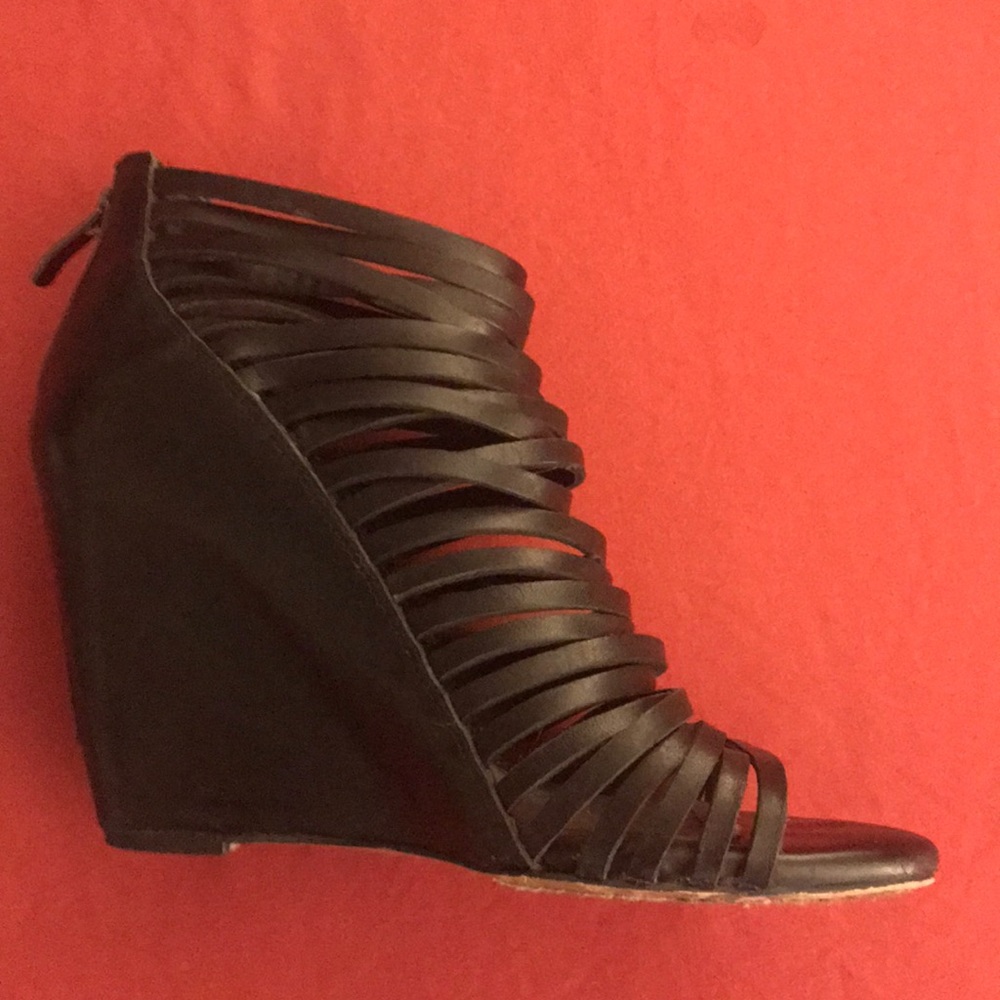 Vince Camuto strapped wedge